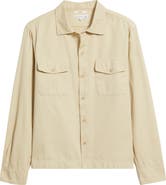 MERZ B SCHWANEN Organic Cotton Twill Shirt Jacket