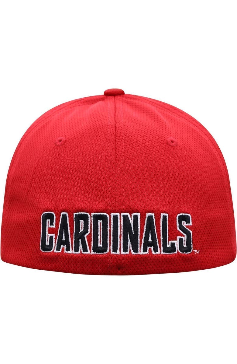 TOP OF THE WORLD Men's Top of the World Red Louisville Cardinals Reflex Logo Flex Hat, Alternate, color, Red