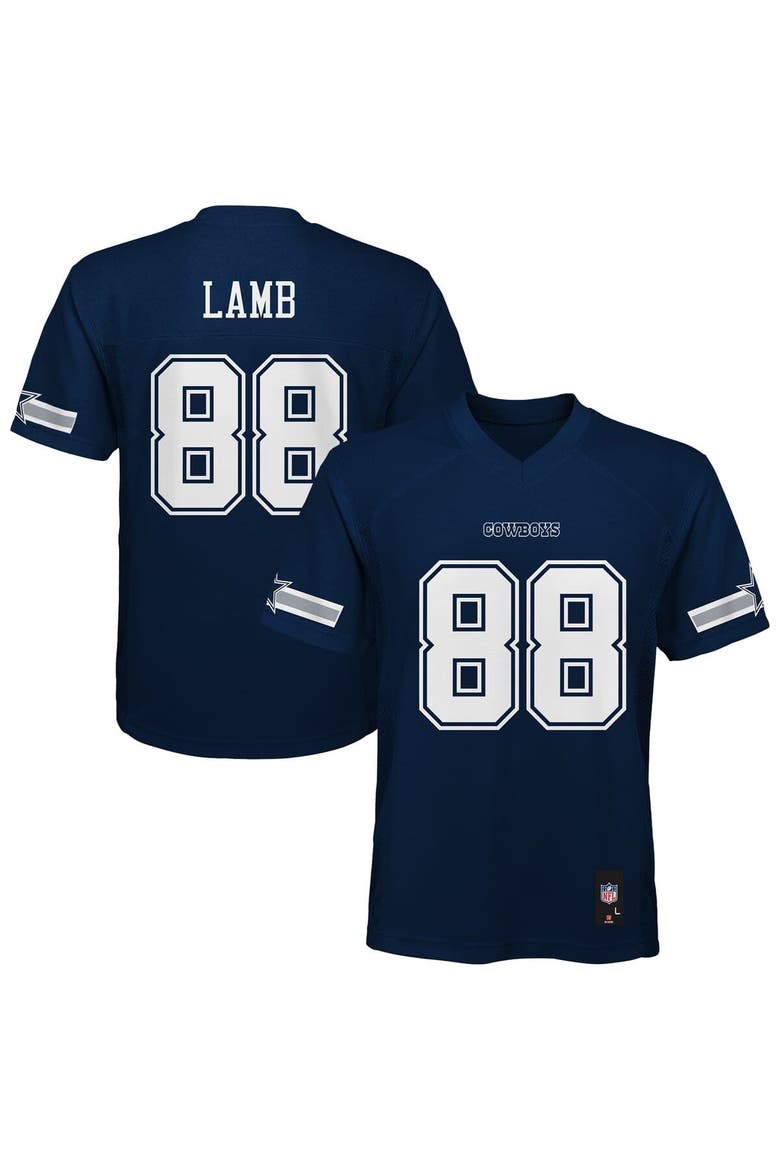 Preschool Outerstuff CeeDee Lamb Navy Dallas Cowboys Replica Player Jersey, Main, color, Navy