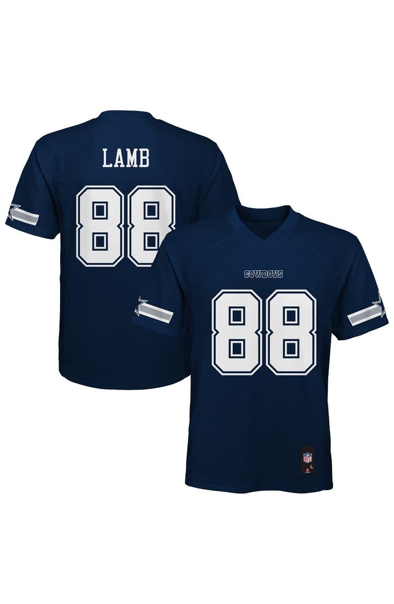 Outerstuff Preschool Outerstuff CeeDee Lamb Navy Dallas Cowboys Replica Player Jersey, Main, color, Navy