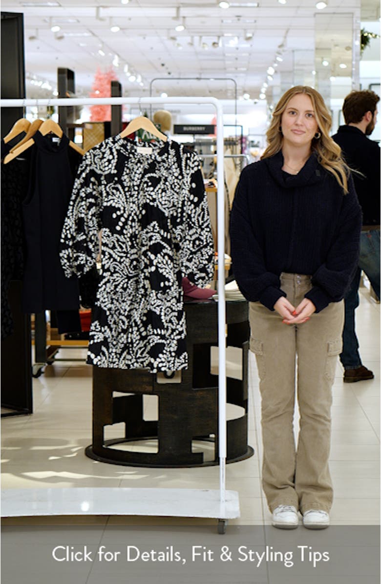 Print Poplin Minidress, sales video thumbnail