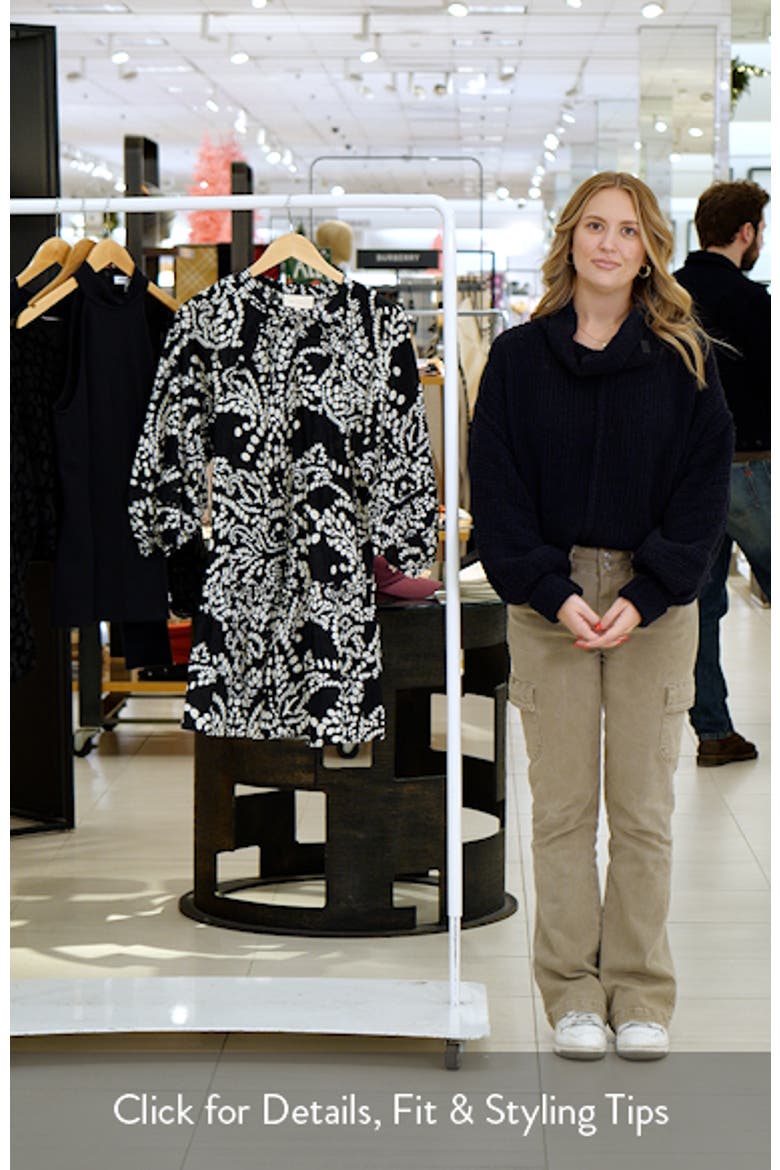 Print Poplin Minidress video