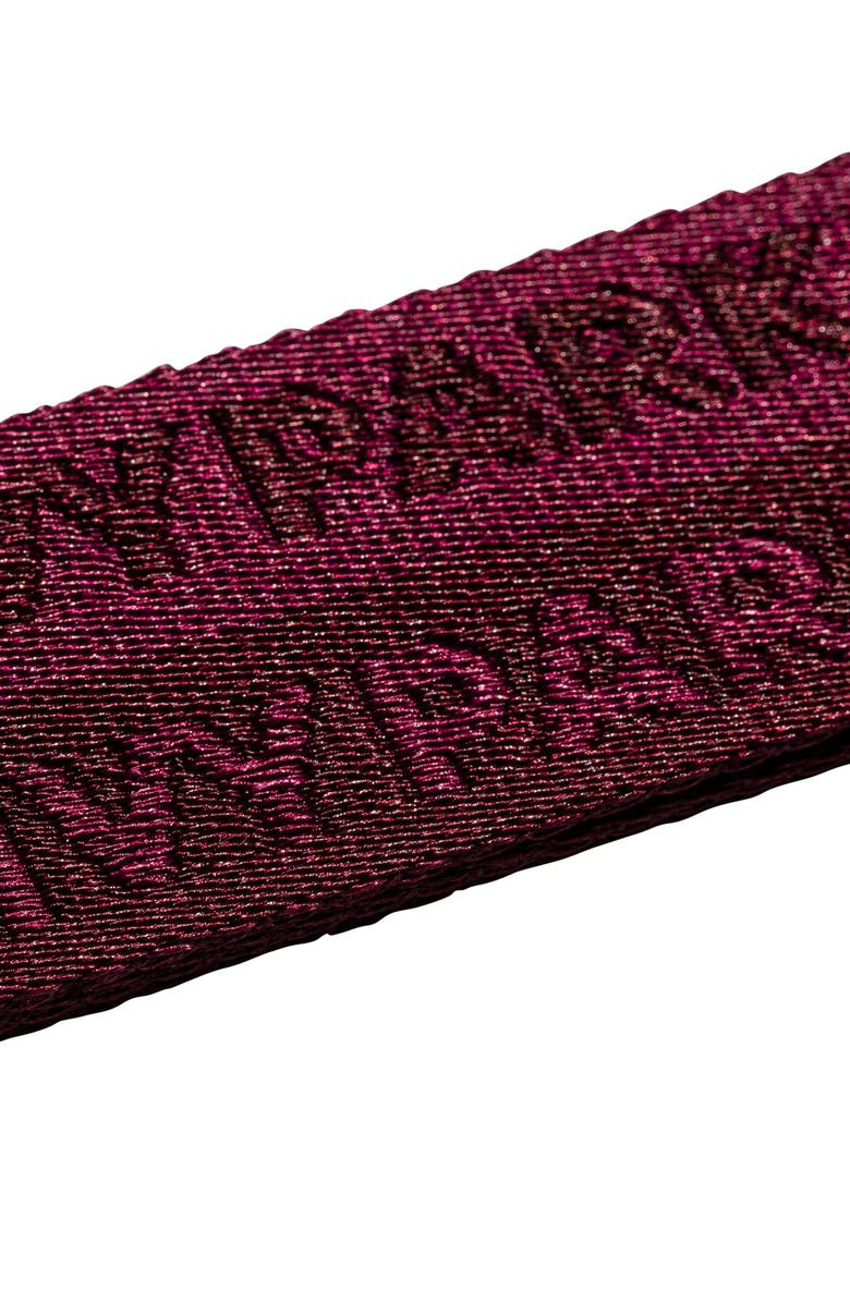 adidas x IVY PARK Logo Web Belt, Alternate, color, Maroon/ Amazon Red