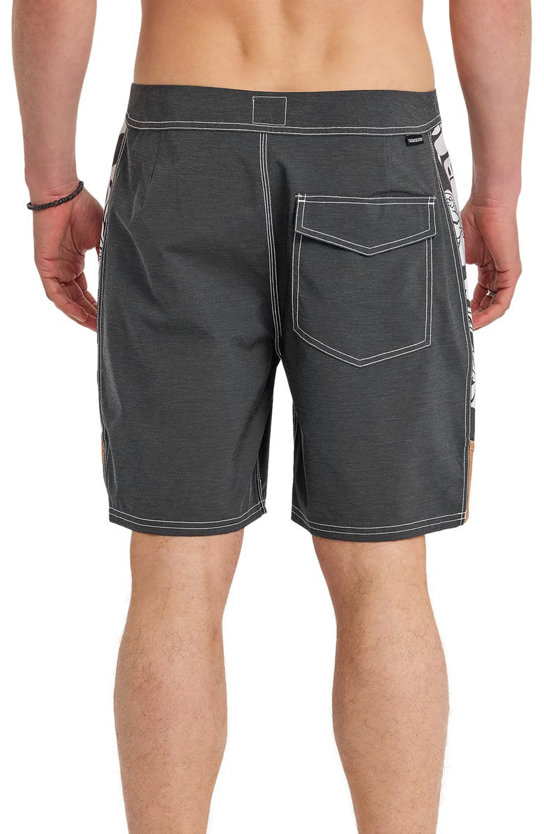 Quiksilver Original Arch 18" Water Repellent Board Shorts, Alternate, color, Black