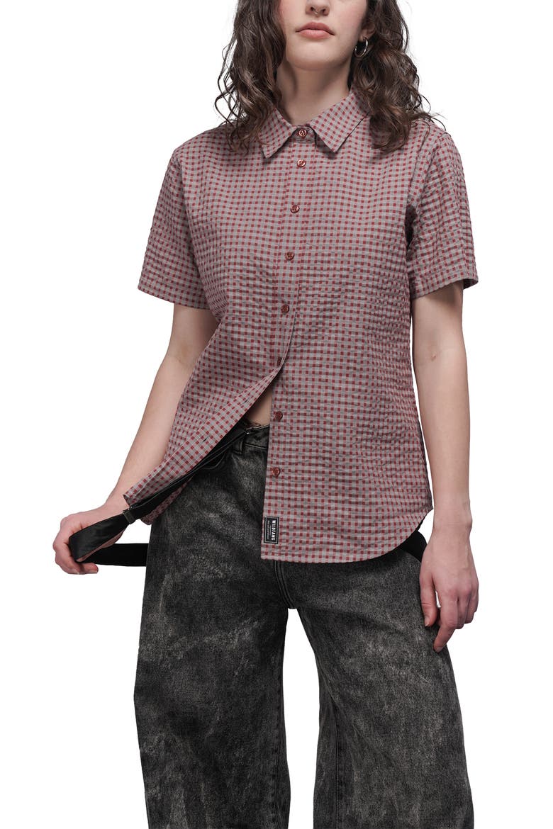The Essential Oxford Button Up, Main, color, CINNAMON