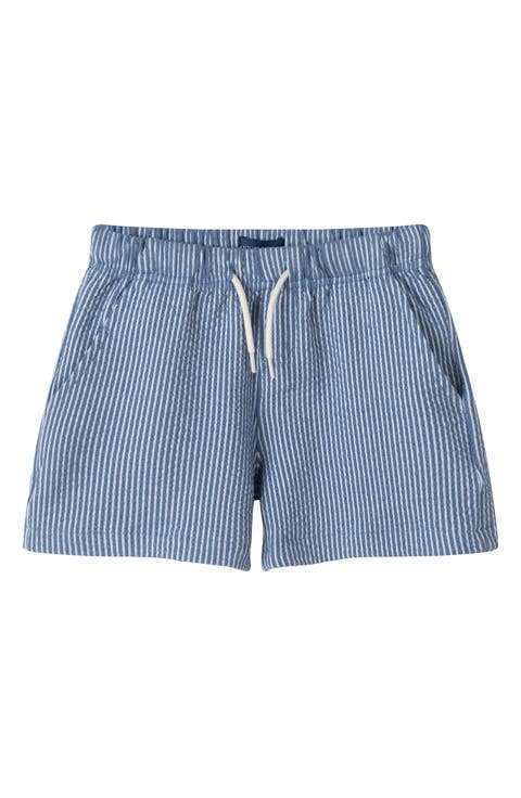 Kids' Stripe Seersucker Drawstring Shorts (Toddler & Little Kid)