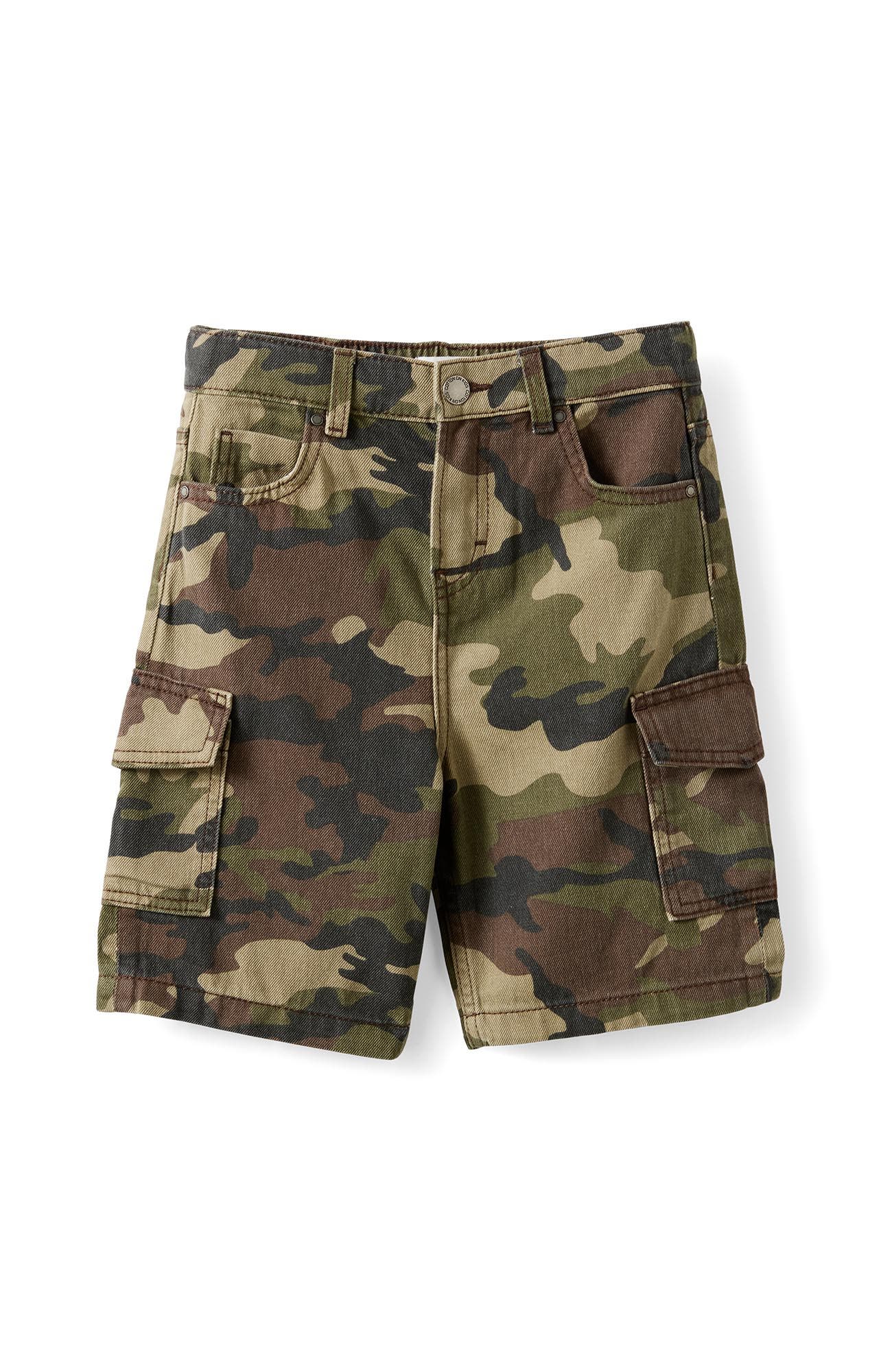 Washed Camo Cargo