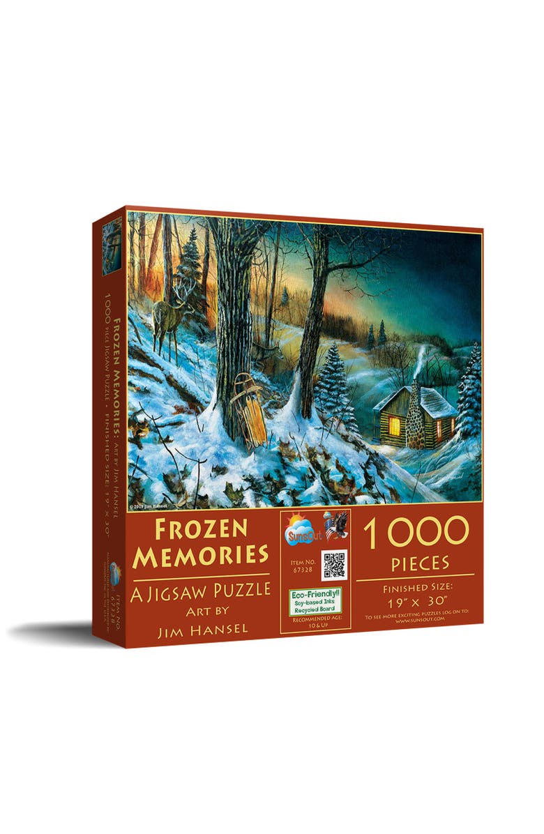 Sunsout Frozen Memories 1000 piece Jigsaw Puzzle for Adults, Main, color, Multicolor