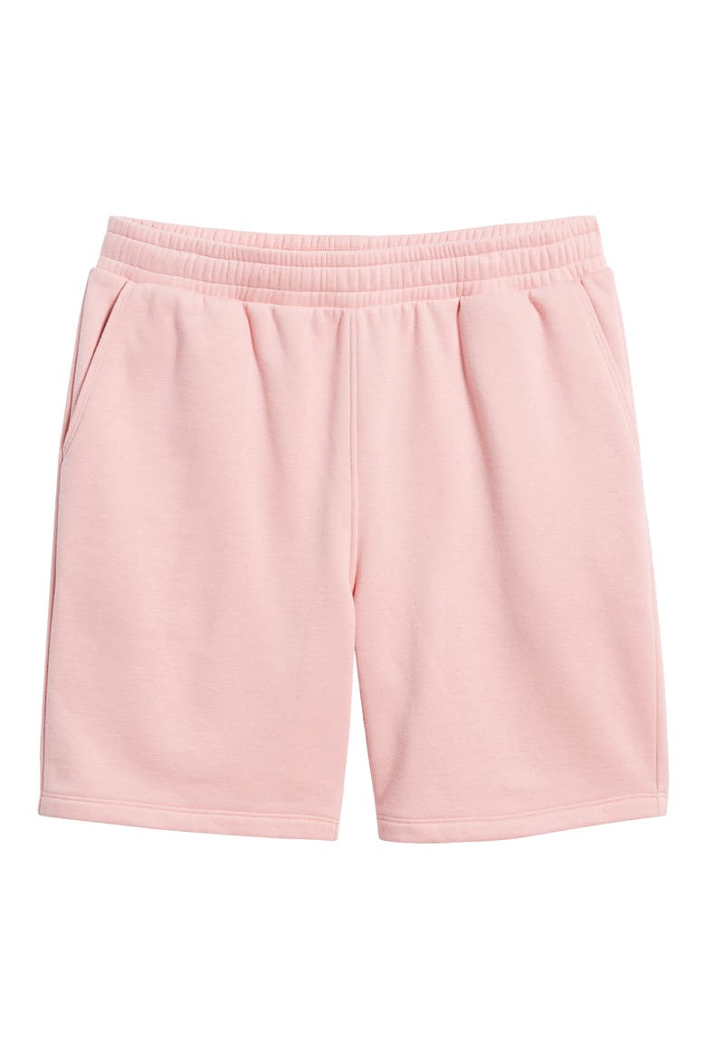 Fresh Cut Sweat Shorts, Alternate, color, CLAY PINK