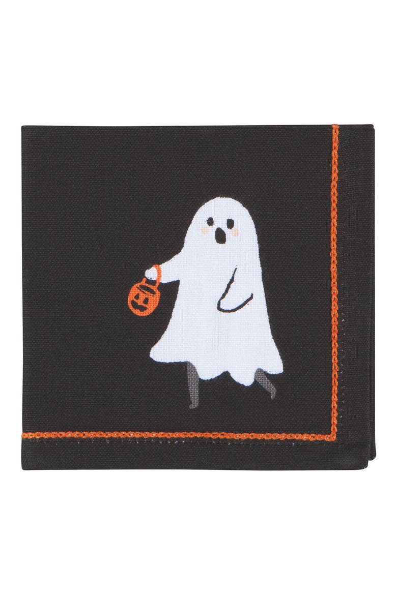Boo Crew Set of 4 Cocktail Napkins, Alternate, color, BOO CREW
