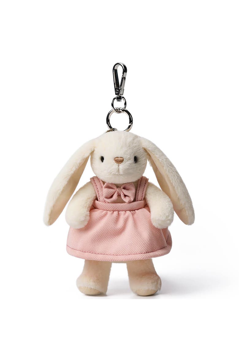 Candy Bunny Plush Bag Charm, Main, color, Multicolored