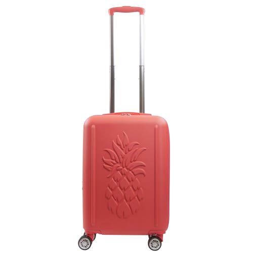 Tommy Bahama 22.5" Hard-sided 3d Pineapple Luggage With Drawstring Bag