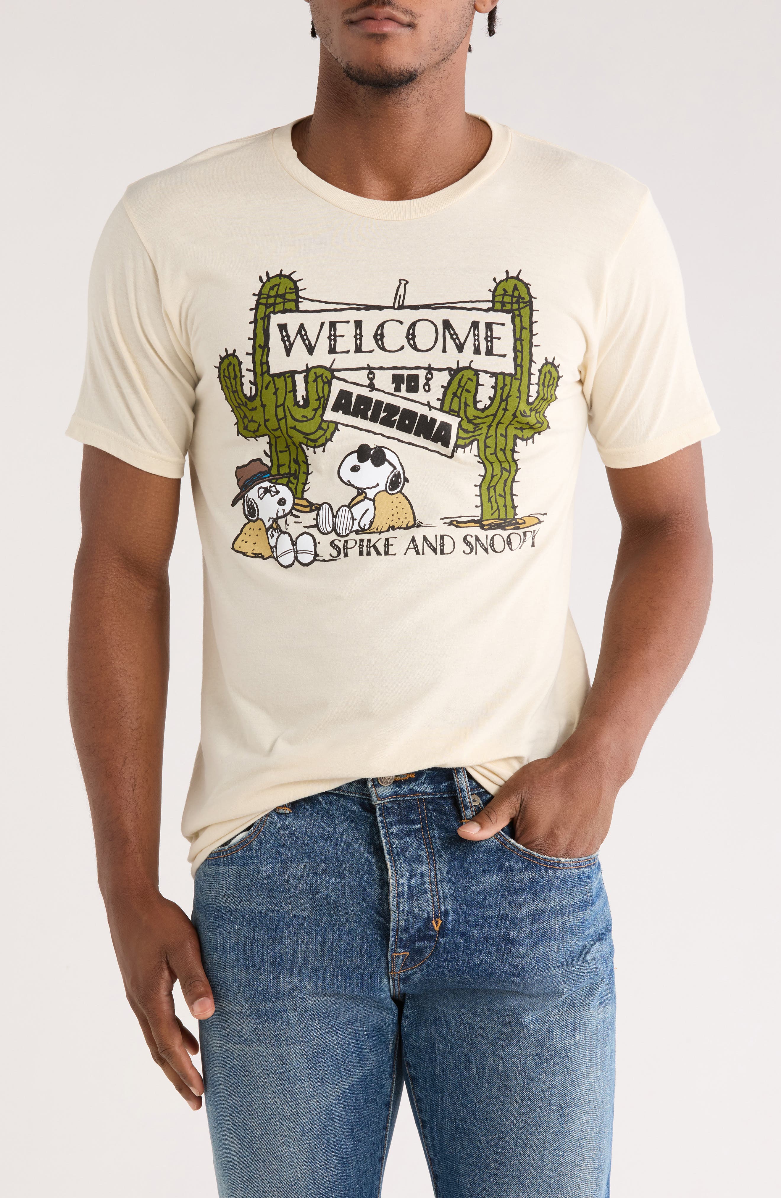 The Forecast Agency Peanuts® Arizona Chillin' Cotton Graphic T-Shirt