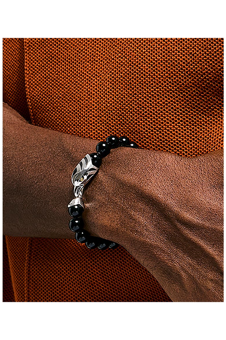 Legends Eagle Bracelet, Alternate, color, SILVER