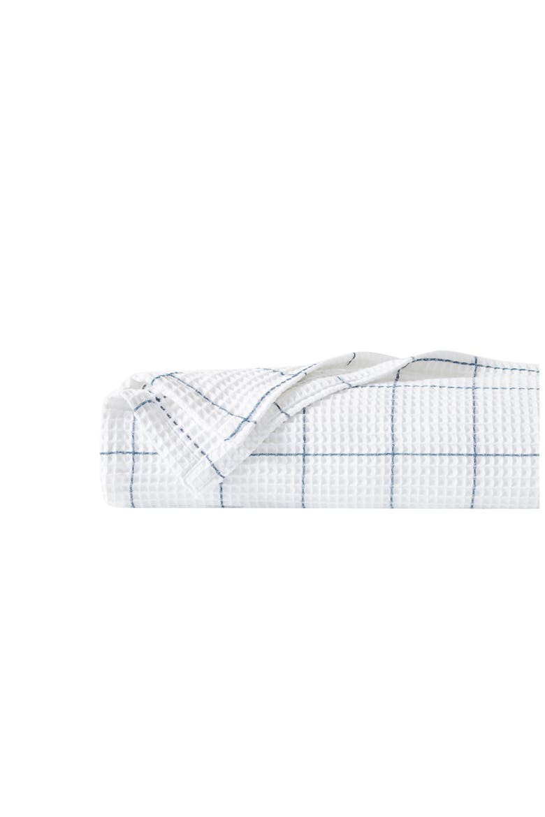 2-Piece Check Cotton Waffle Throw Blankets, Alternate, color, WHITE