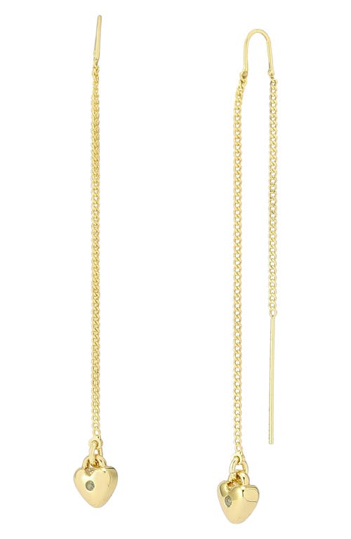 Allsaints Heart Threader Earrings
