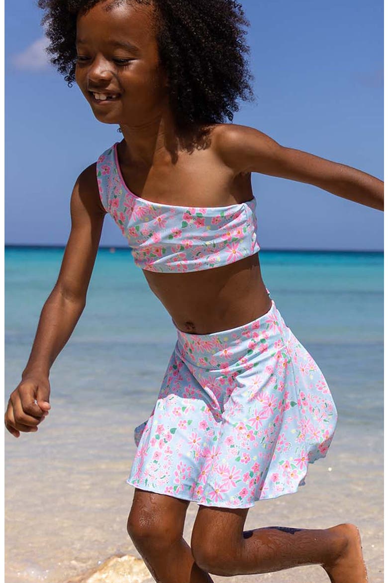 Kids' Daisy Chain Cover-Up Skirt, Alternate, color, BLUE