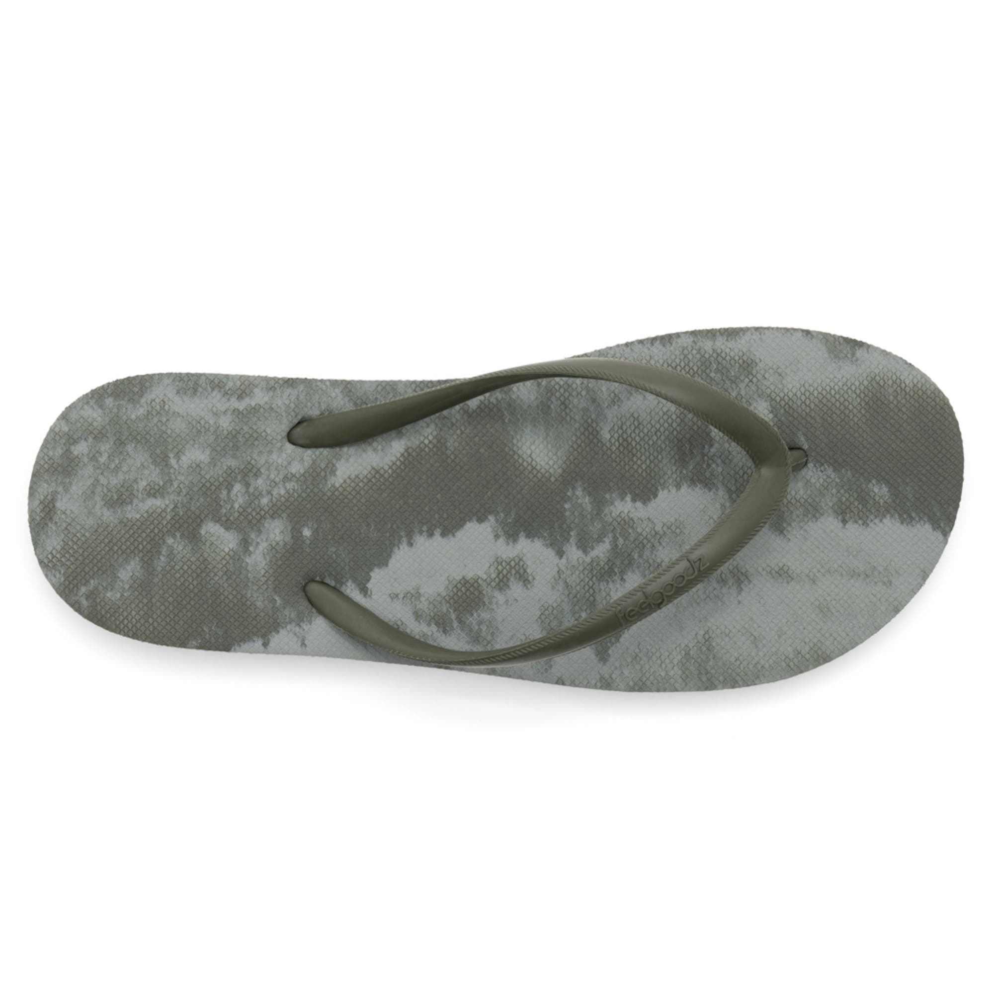 Feelgoodz Women's Slimz Remix Natural Rubber Flip-Flip Thong Sandals, Alternate, color, Mangrove