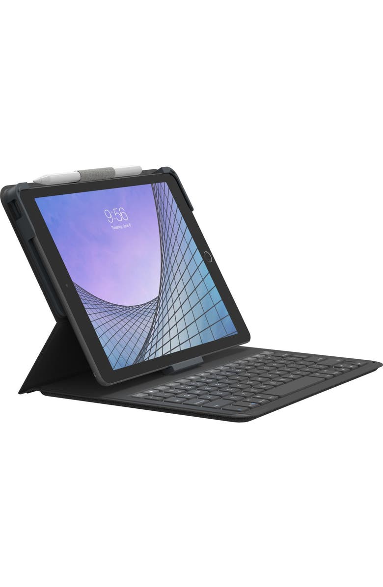 ZAGG Messenger Folio 2 Keyboard and Case for Apple iPad 10.9 / iPad 11th Gen, Alternate, color, Black