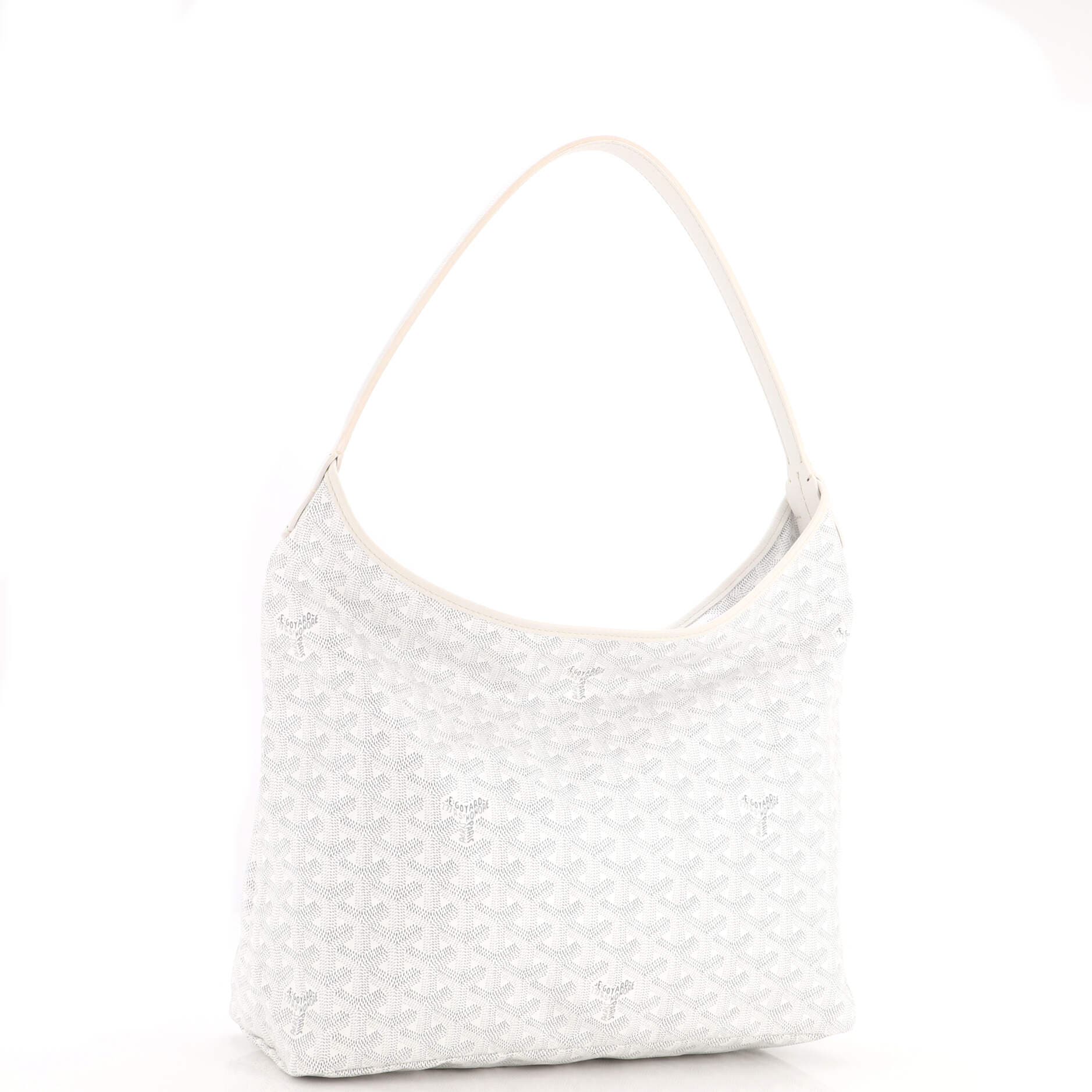 Boheme Hobo Coated Canvas, Alternate, color, White