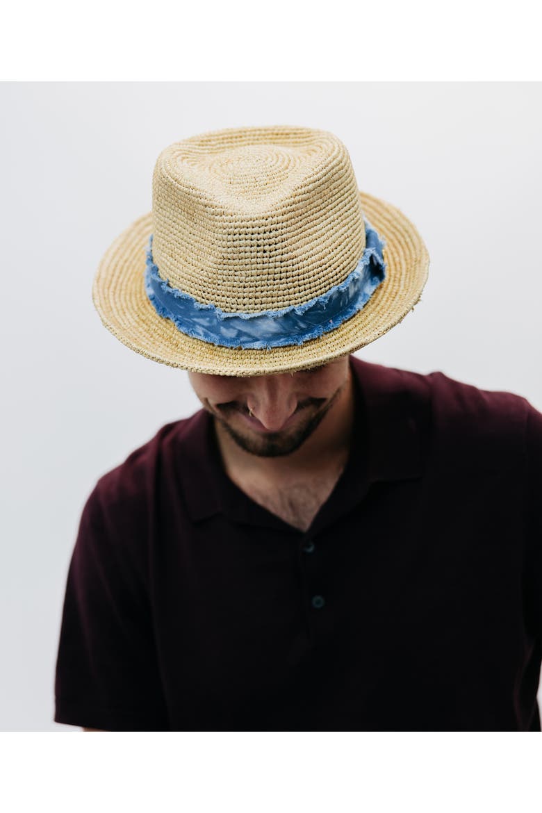 Paulo Packable Fedora, Alternate, color, NATURAL