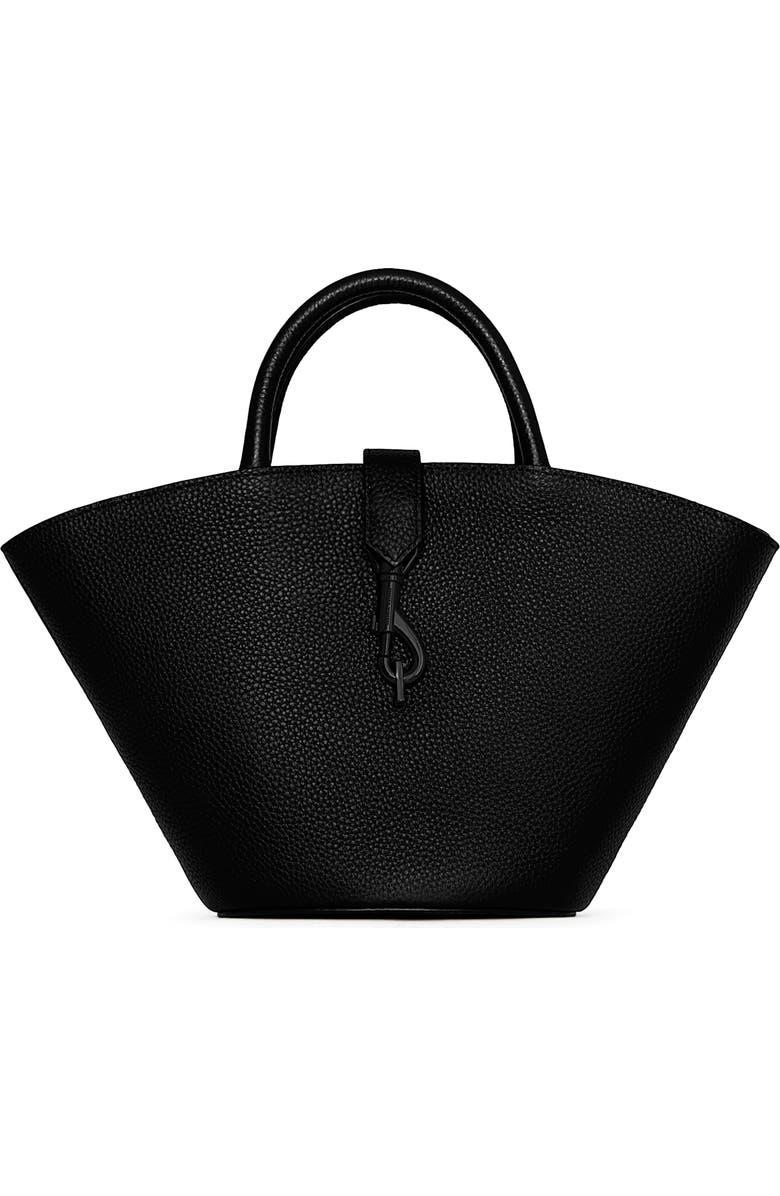 Rebecca Minkoff Mini Megan Leather Fan Tote, Main, color,