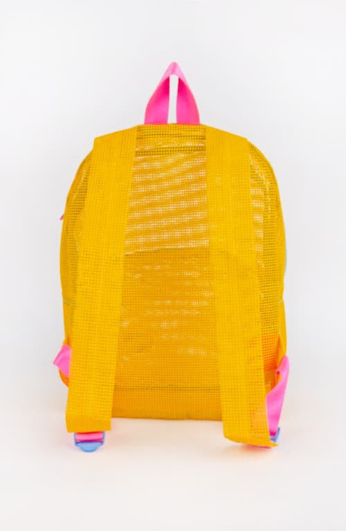 Mokuyobi Mesh Mini Backpack In Yellow