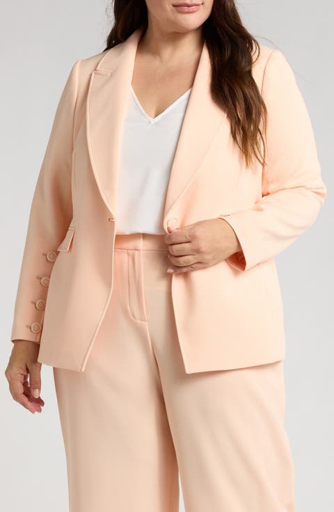 One-Button Blazer (Plus)