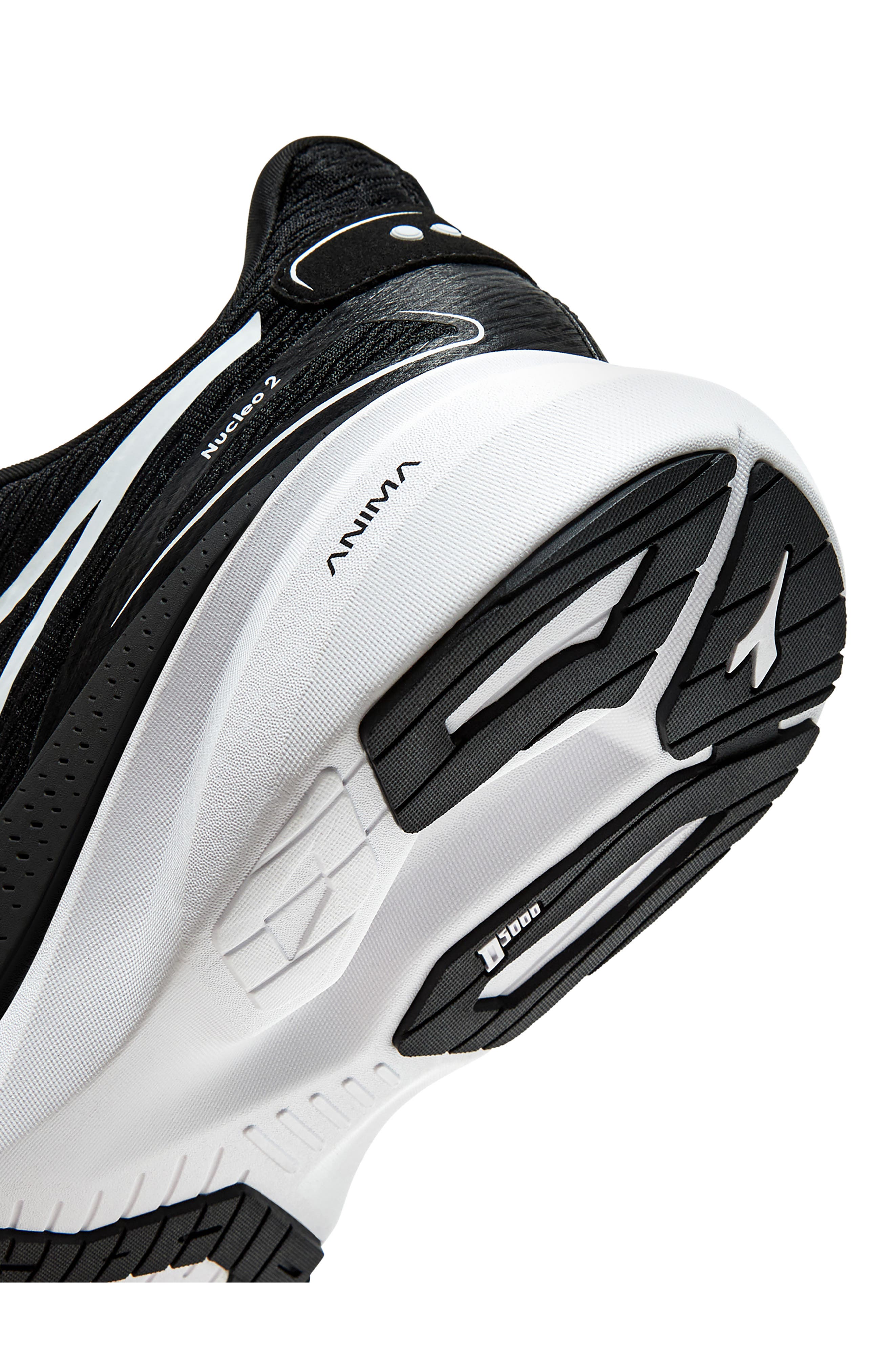 Nucleo 2 Running Shoe, Alternate, color, BLACK / WHITE