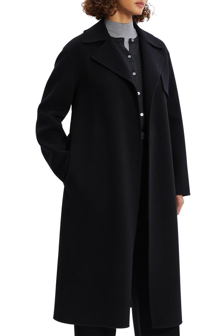 Theory Wool Blend Trench Coat (Women) | Nordstromrack
