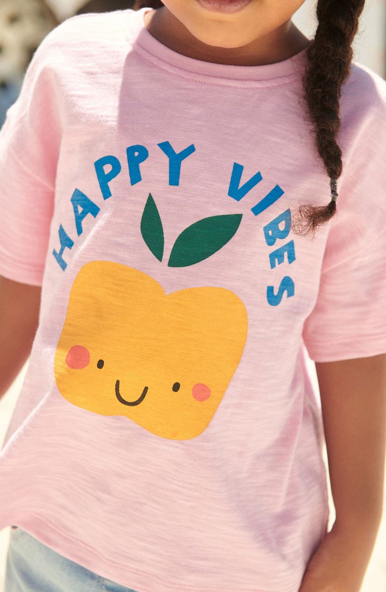 NEXT Kids' Cotton Graphic T-Shirt, Alternate, color, Pink