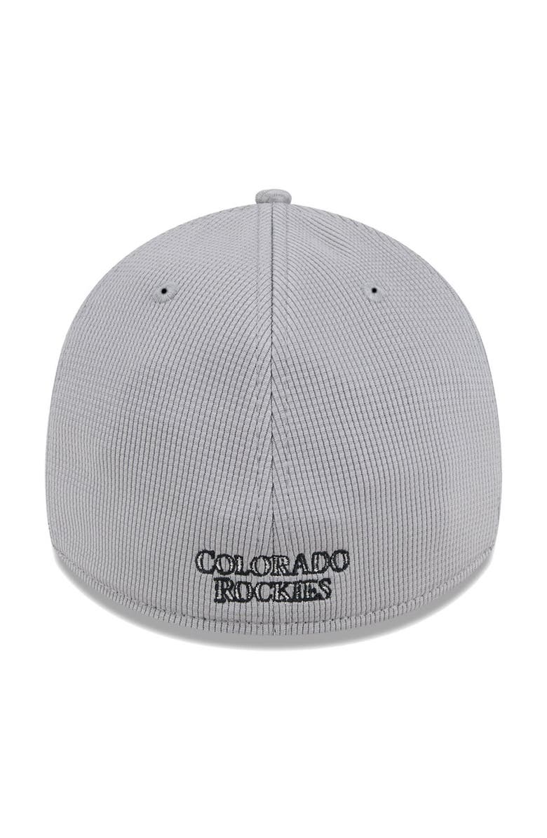 New Era Men's New Era Gray Colorado Rockies Active Pivot 39THIRTY Flex Hat, Alternate, color, Gray