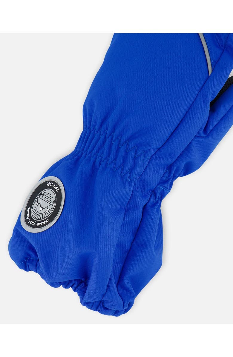 Deux par Deux Boy's Solid Mittens Royal Blue, Alternate, color, 