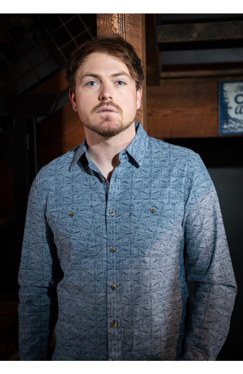 Mountain Khakis Bison Etch Shirt, Alternate, color, Cedar