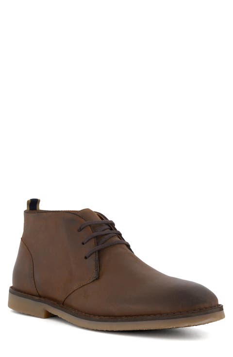 Cashed Leather Chukka Boot
