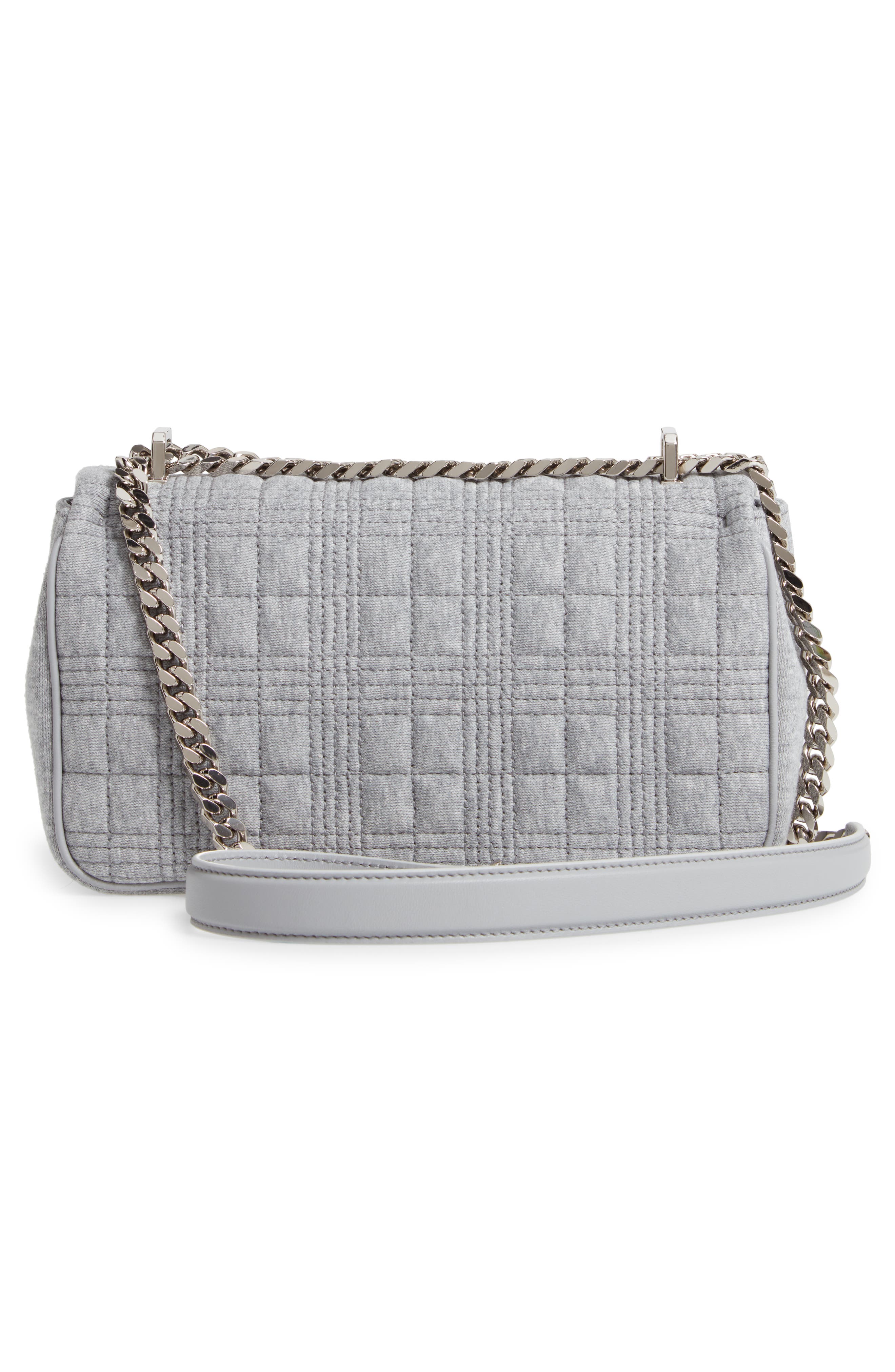 BURBERRY グレー キルティング ショルダーバッグ Burberry Small Lola Quilted Shoulder Bag (Women) | Nordstrom