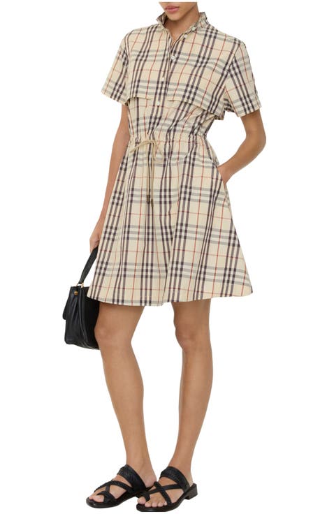 Check Cotton Dress