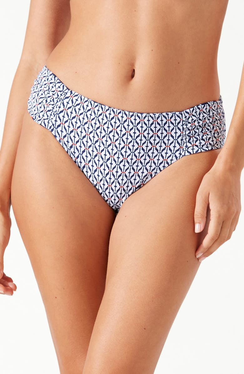 Tommy Bahama Island Cays Ikat Reversible Hipster Bikini Bottoms, Alternate, color, 
