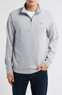 vineyard vines Saltwater Stripe Quarter Zip Pullover