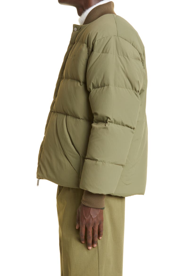 Arrows Down Puffer Jacket, Alternate, color, GREEN GREEN