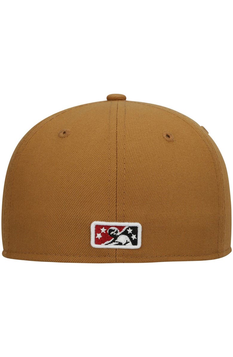 New Era Men's New Era Natural Wisconsin Timber Rattlers Authentic Collection Team Alternate 59FIFTY Fitted Hat, Alternate, color, Natural