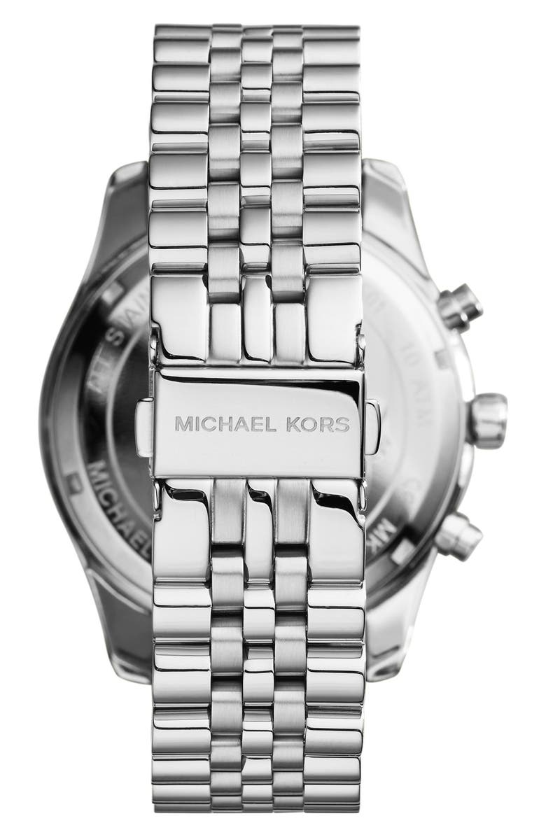 Michael Kors 'Lexington' Chronograph Bracelet Watch, 44mm, Alternate, color,