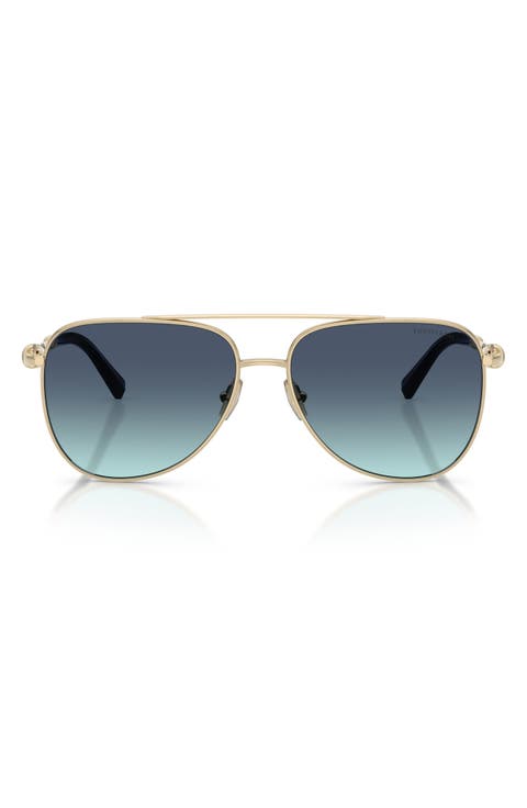 59mm Pilot Sunglasses
