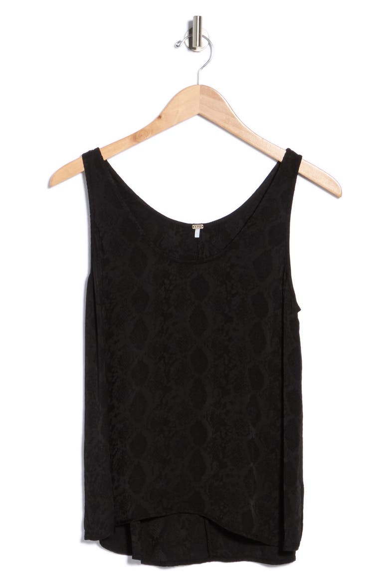 Nari Jacquard Tank, Main, color, BLACK SOLID