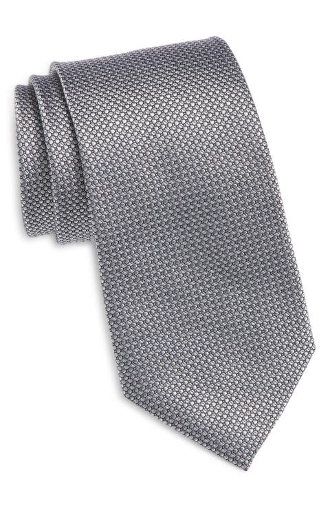 Geometric Silk Tie