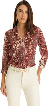 The Noli Shop Sara Silk Blouse