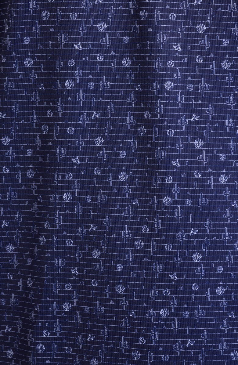johnnie-O Tumbleweed Desert Print PREP-FORMANCE Golf Polo, Alternate, color, Navy