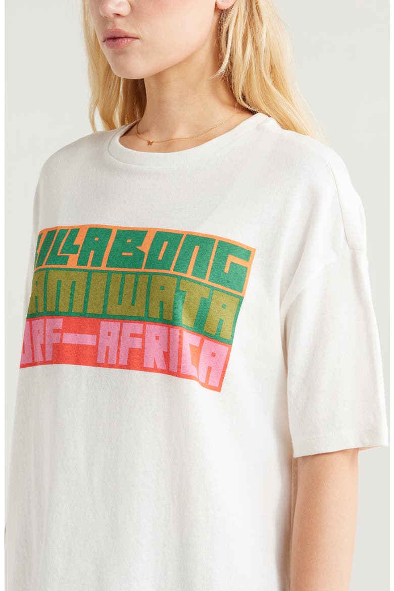 Surf Africa Cotton Graphic T-Shirt, Alternate, color, SALT CRYSTAL