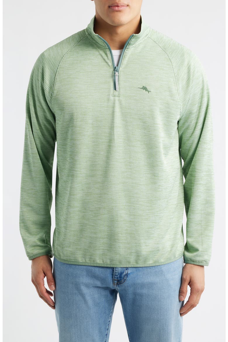 Palm Pro IslandZone® Performance Half Zip Pullover, Main, color, TROPICAL FERN