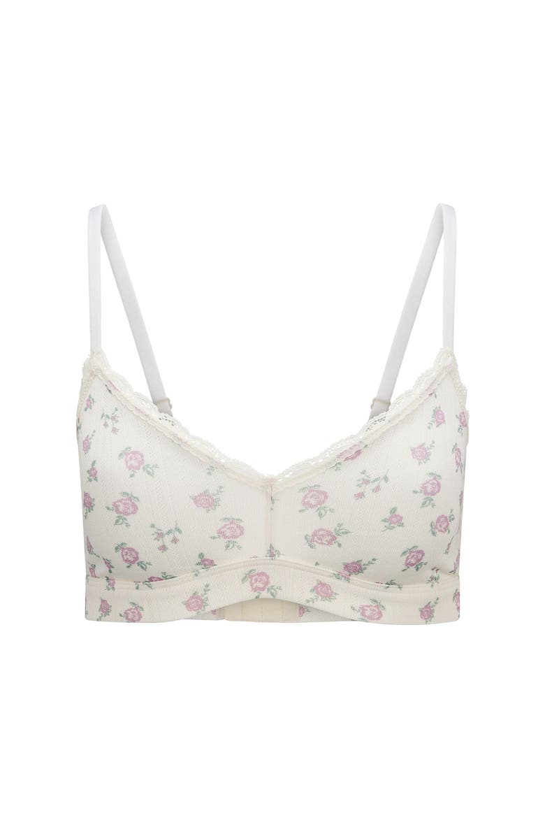 Adore Me Pointelle Unlined Bralette Bra, Alternate, color, 